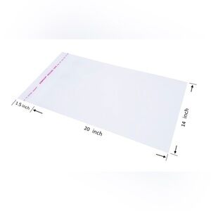 25 - 20”x14” Clear Cellophane Bags | Large Cello Bags | Packaging Supplies